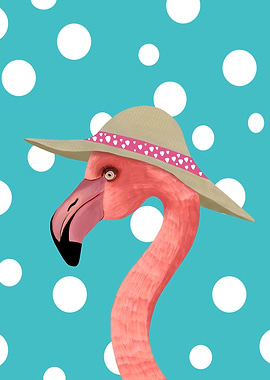 Summer Pink Flamingo