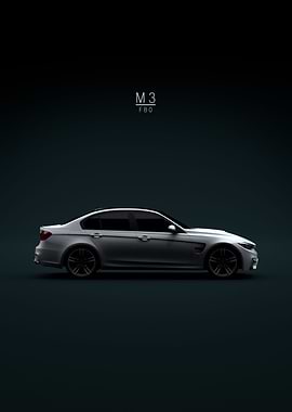 BMW M3 F80 Sedan 2015 Whit