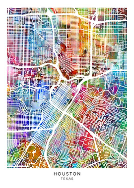 Houston Texas Map