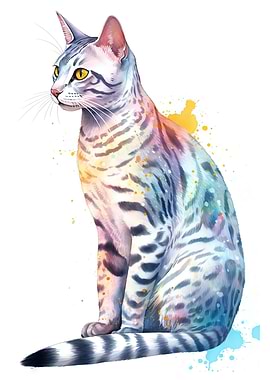 Cute Egyptian Mau Cat