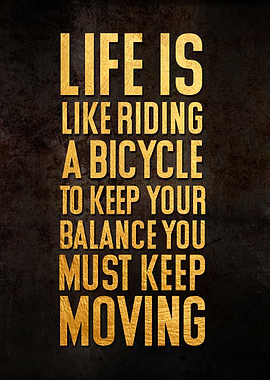 Life is like riding