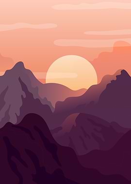 Nature abstract wall art