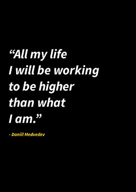 Daniil Medvedev quotes
