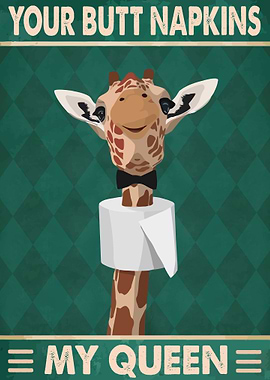 Your Butt Napkins My Queen