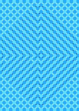 Blue Abstract Illusion