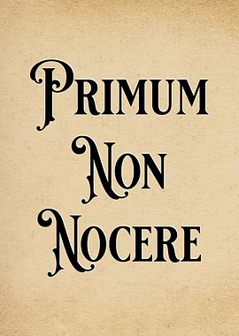 Latin Quote Do No Harm