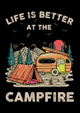 Camping Vacationist Lover