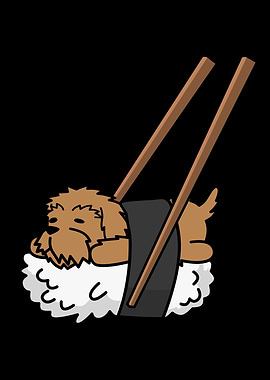 Goldendoodle Nigiri Sushi