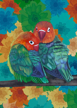 Two Lovebirds