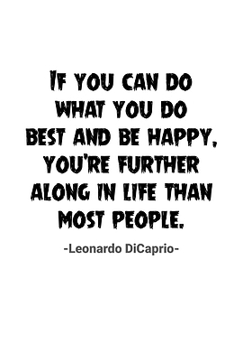 Leonardo DiCaprio Quotes