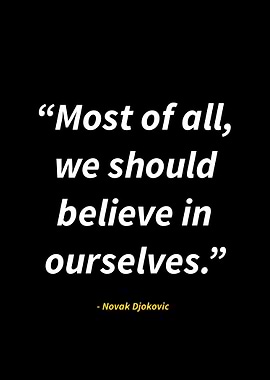 Novak Djokovic quote