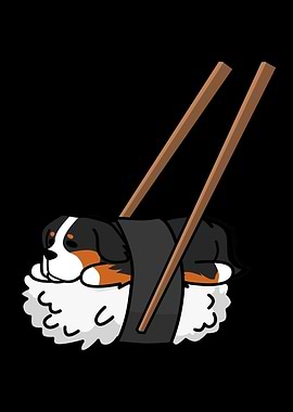 Bernese Mountain Dog Sushi