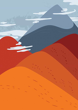 Nature abstract wall art