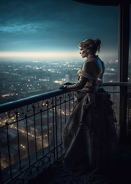 Woman looking foward