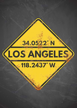 Vintage Los Angeles Sign