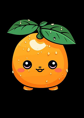 Orange kawaii