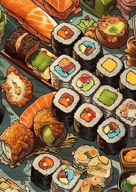 Retro sushi