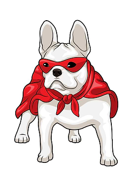 French Bulldog Cape Mask