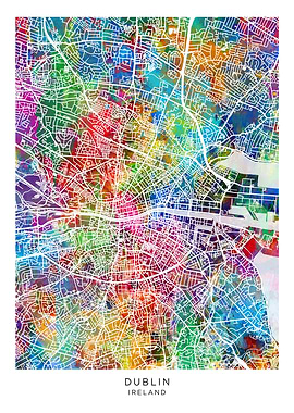 Dublin Ireland Map
