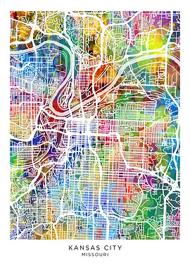 Kansas City Missouri Map