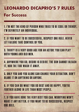 Leonardo DiCaprio Quotes