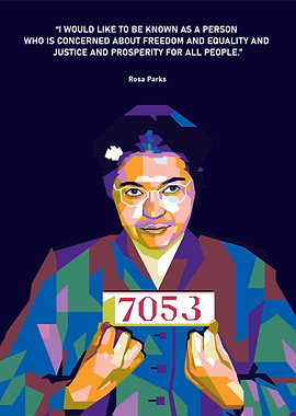 Rosa Parks Pop Art