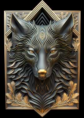 Legendary Golden Wolf