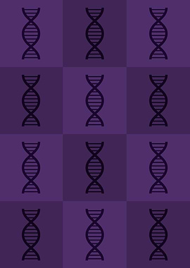 DNA Science Icons Pop Art