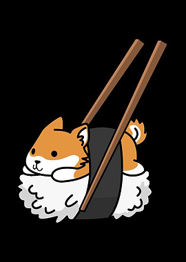 Shiba Inu Nigiri Sushi