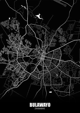 Bulawayo Zimbabwe Map