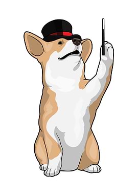 Corgi Magician Magic wand
