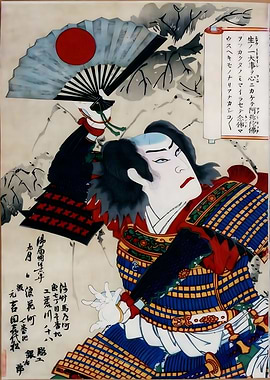 Ukiyo e Samurai