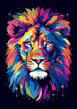 Lion Animal WPAP
