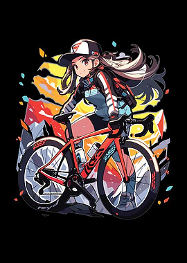 Racing Bike Girl