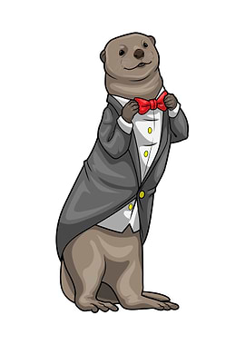 Otter Groom Wedding