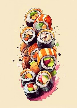Retro sushi