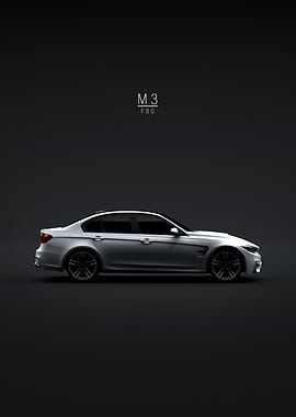 BMW M3 F80 Sedan 2015 Whit