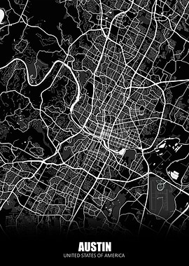 Austin USA Map