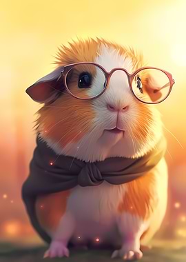 Cute Guinea Pig Read