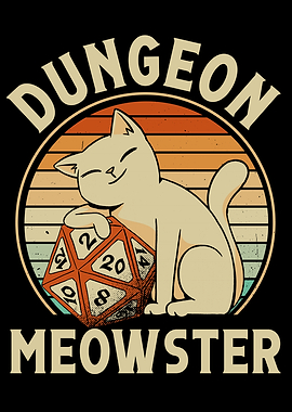 Dungeon Mewoster with cube