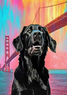 Nightfall Canine Art Print