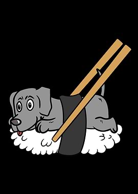 Weimaraner Nigiri Sushi