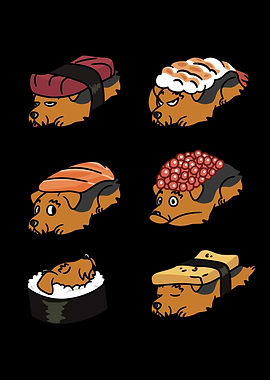 Airedale Terrier Sushi