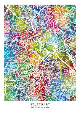Stuttgart Germany Map