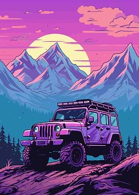 City Synthwave Retro