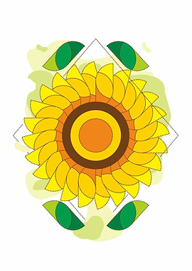 GEOMETRIC SUNFLOWER