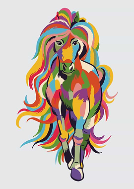Colorful Horse