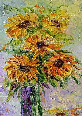 Bouquet of sunflowers