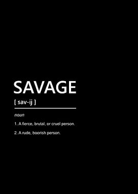 savage meaning