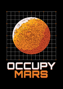 Occupy Mars Planet Weltall
